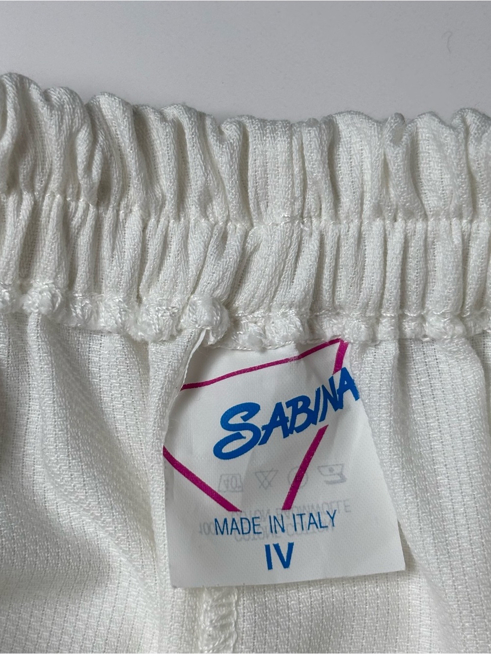 Vintage Sabina Made in Italy Athletic Stripe Shorts 4T Sailor Unisex Summer - Picture 5 of 8